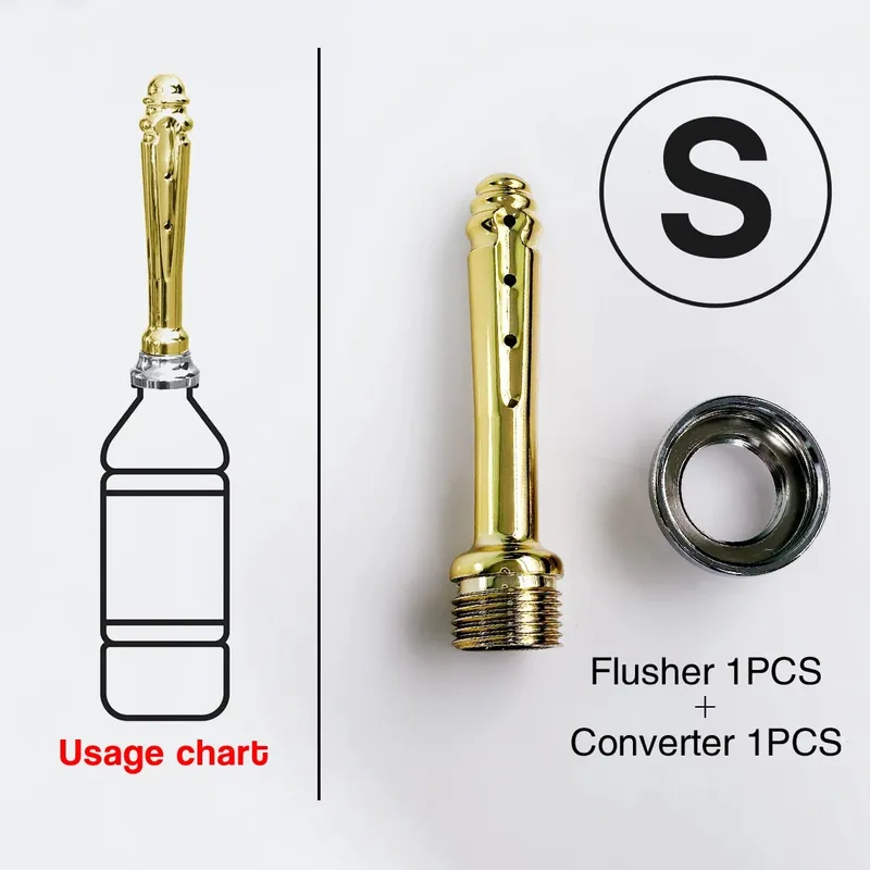 ABS anal vaginal douche Conversion head for outdoor use Posterior chamber irrigation multi-function plug-in shower sex toys — image 17