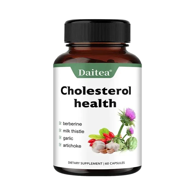 Berberine + Milk Thistle Capsules - for Kidney & Liver Health Liver Detox and Cleanse Promotes Skin and Digestive Health