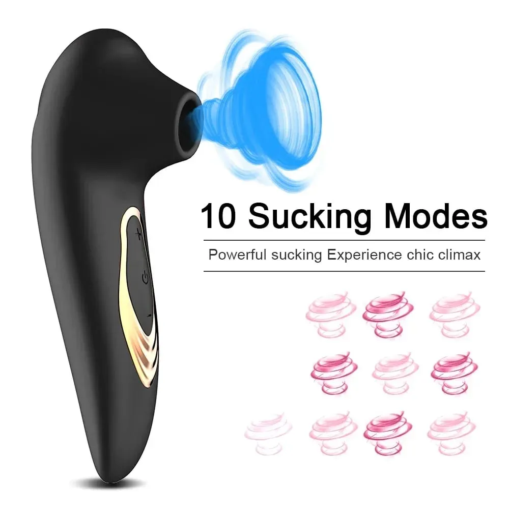 Powerful Vacuum Pulse Clitoral Sucking Vibrator Nipple G Spot Oral Massager USB Rechargeable Waterproof Adult Sex Toy for Women
