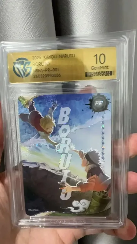 Cartão Naruto versão em inglês PR-001PR-002 PRISTINE-10.0 Cartão de classificação KAYOU autêntico