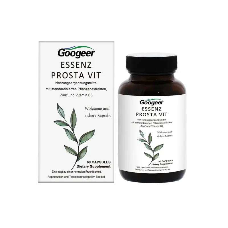 Men’s Prosta Vit Wellness Capsules with Zinc Vitamin B6 Saw Palmetto Nettle Root for Vitality Support 60 Count