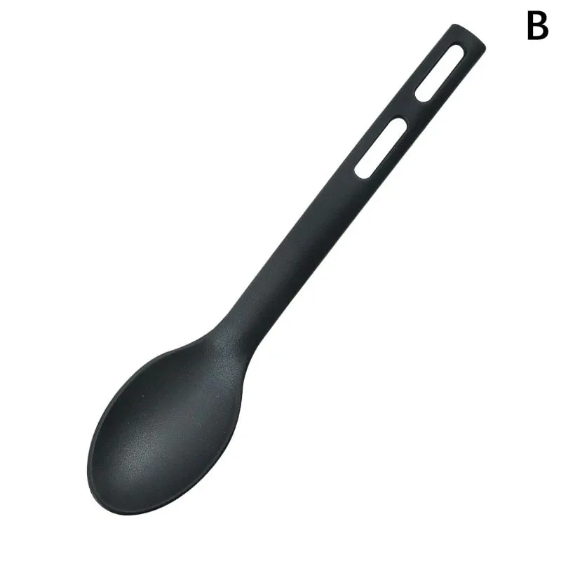 Utensils Set Serving Cooking Kitchen Cutlery Spoons Nylon Kit Spatula Tableware Portable Camping Plastic Slotted Flatware