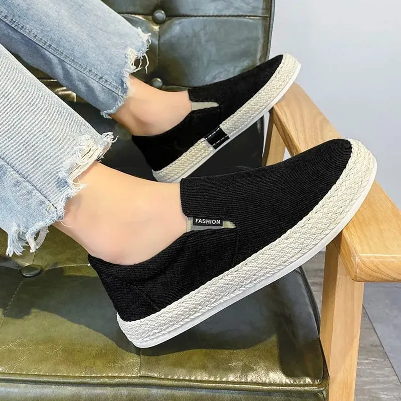 Man's Sneakers Canvas Flat Fisherman Linen Cloth Sneakers Shoes Male Summer Casual Shoes for Men Loafers 2025 Walking Shoes Male