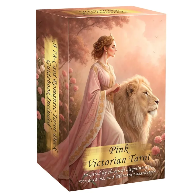 Pink Victorian Tarot Cards Set 78 Pieces