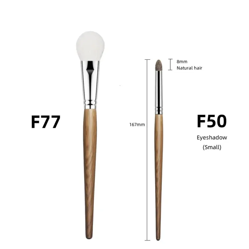 Natural Hair Blush Brush Face Highlighter Shadow Makeup Brushes Natural Goat Hairs Bronzer Pro Essential Cosmetic Tools