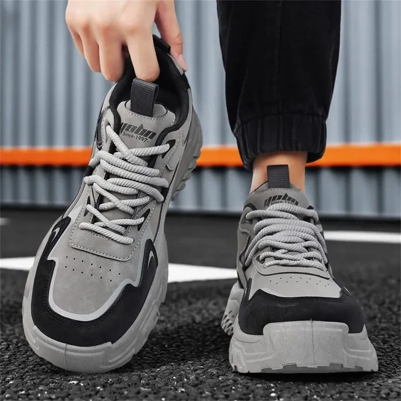 Chunky sneakers four season breathable lightwight outdoor casual walking shoes fashion soft sole sports running shoes board shoe