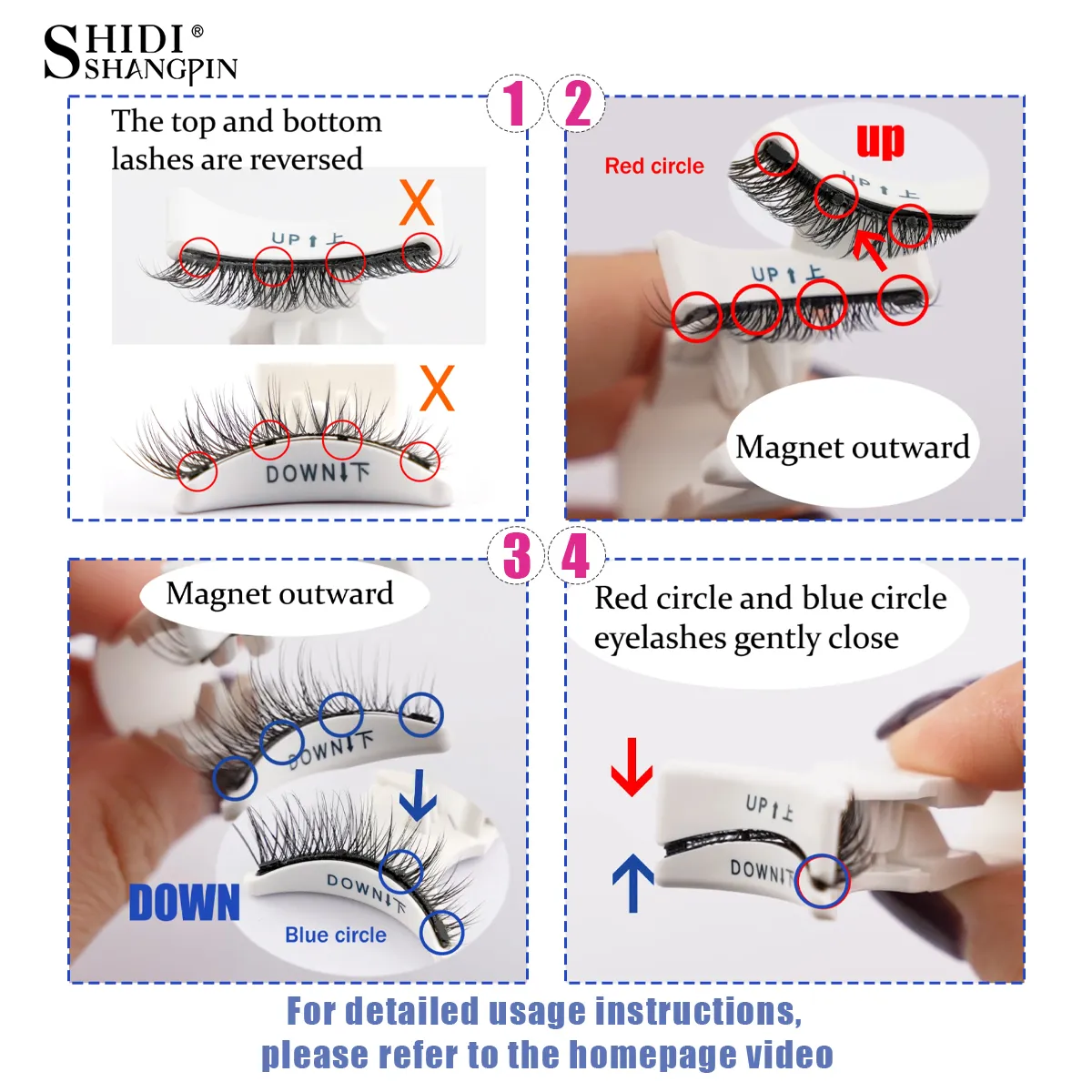 Magnetic Eyelashes No Glue Needed Reusable Natural Look 3D Faux Mink Lashes Easy Apply Magnetic Lashes Set for Eye Makeup Tool — image 6