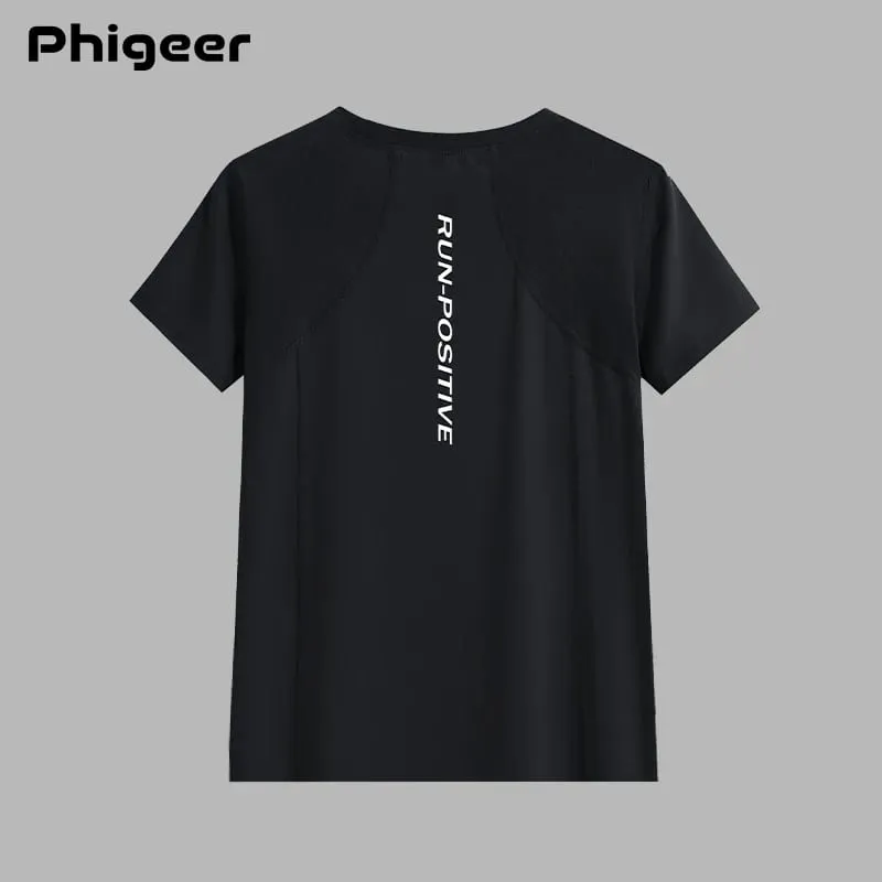 Women's Quick Dry Sports T-Shirt Loose Fit Running Shirts Short Sleeve Tee Breathable Gym Summer Technical T-Shirt Sport
