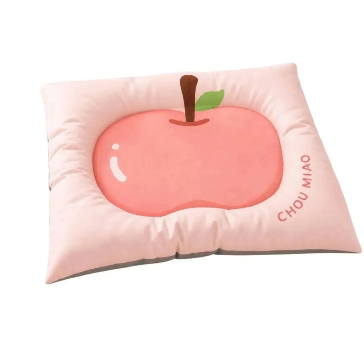 Pet Cushion Pad with Padded Border Charming Fruit Print Pet Bed Cushioned for
