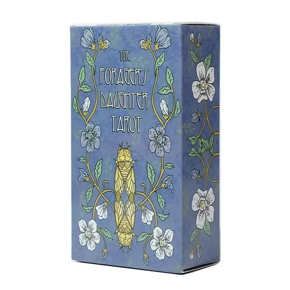 78 dek Kad Tarot The Forager's Daughter Permainan Papan Kad Oracle Permainan Pesta Alat Ramalan Misteri Dek Ramalan