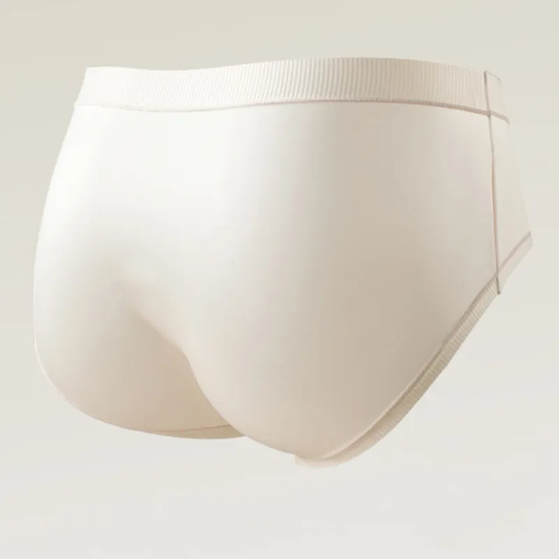 Men Ice Silk Seamless T-Back Mesh Sheer Brief Underwear Ultra-Thin Lingerie Mid Rise Calcinha Cool Extreme Men's Panties Classic