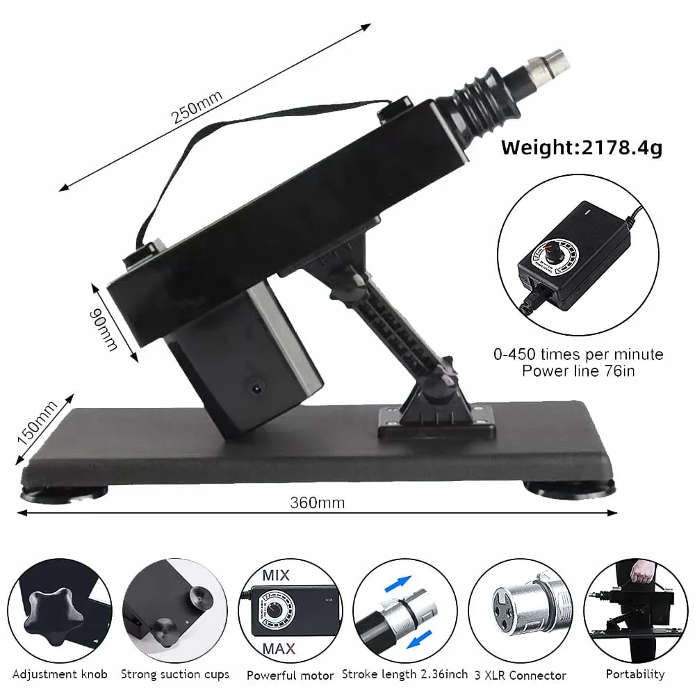 Full Automatic Bump Gun Machine Female Toy Simulation Dildo Men and Women General Water Jet Pile Driver Adult Sex Products