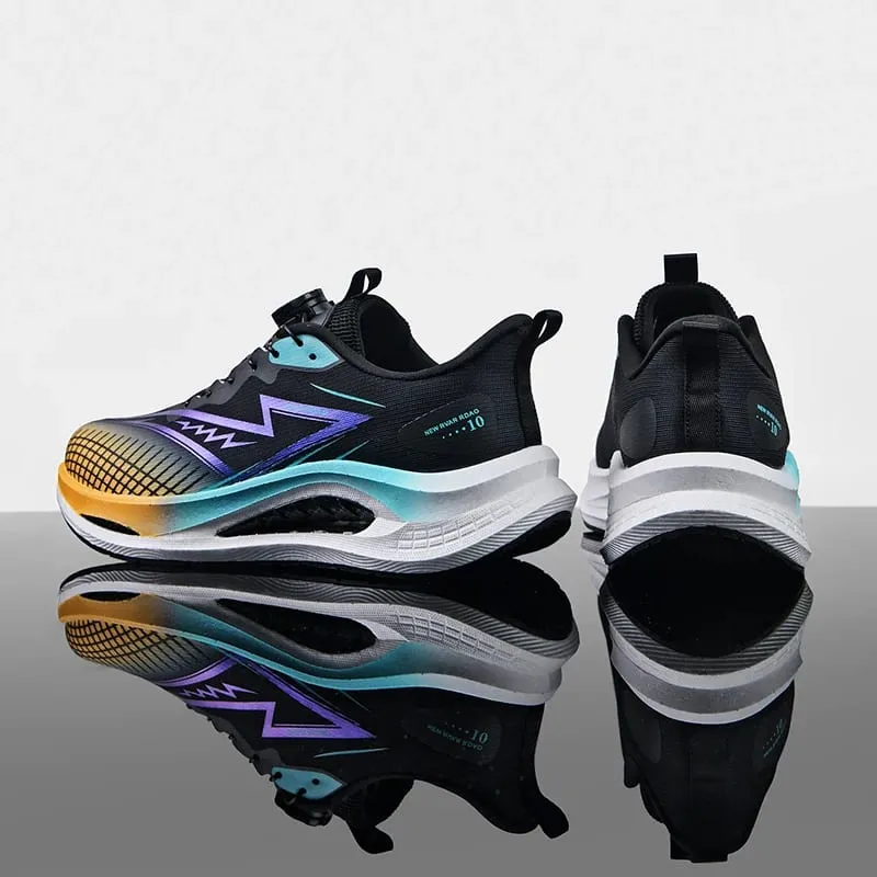 Men Sports Running Shoes Marathon Air Cushion Breathable Lightweight Comfortable Women Outdoor Athletic Jogging Tenis Sneakers — image 6