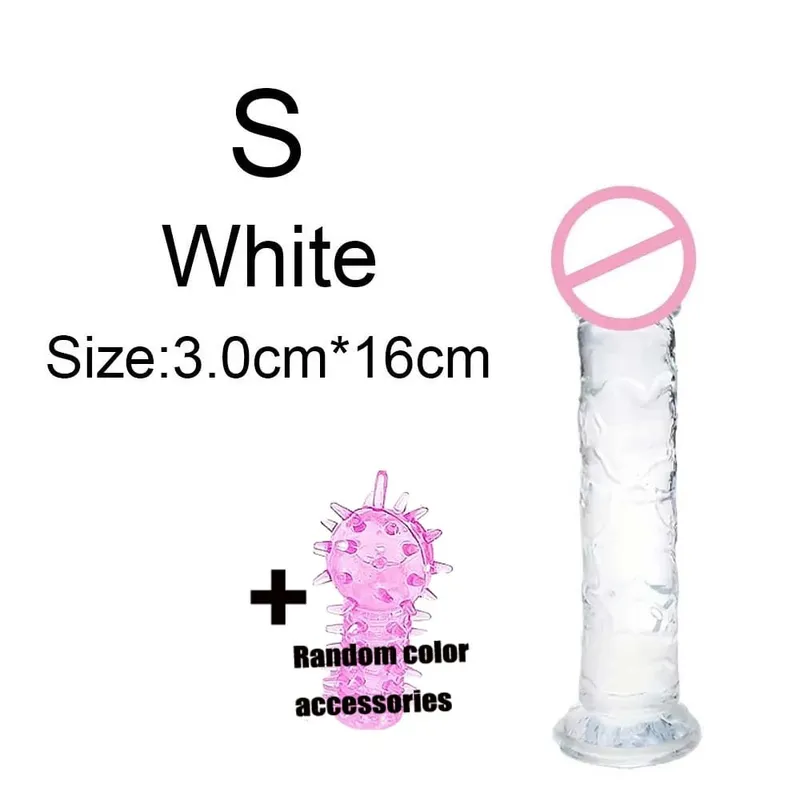 ราคาถูกสุดนุ่มสมจริงผู้หญิงเร้าอารมณ์ Anal Big Dildo ดูดถ้วย Jelly Dick เพศของเล่น Soft Clitori ช่องคลอด Masturbators อวัยวะเพศชาย