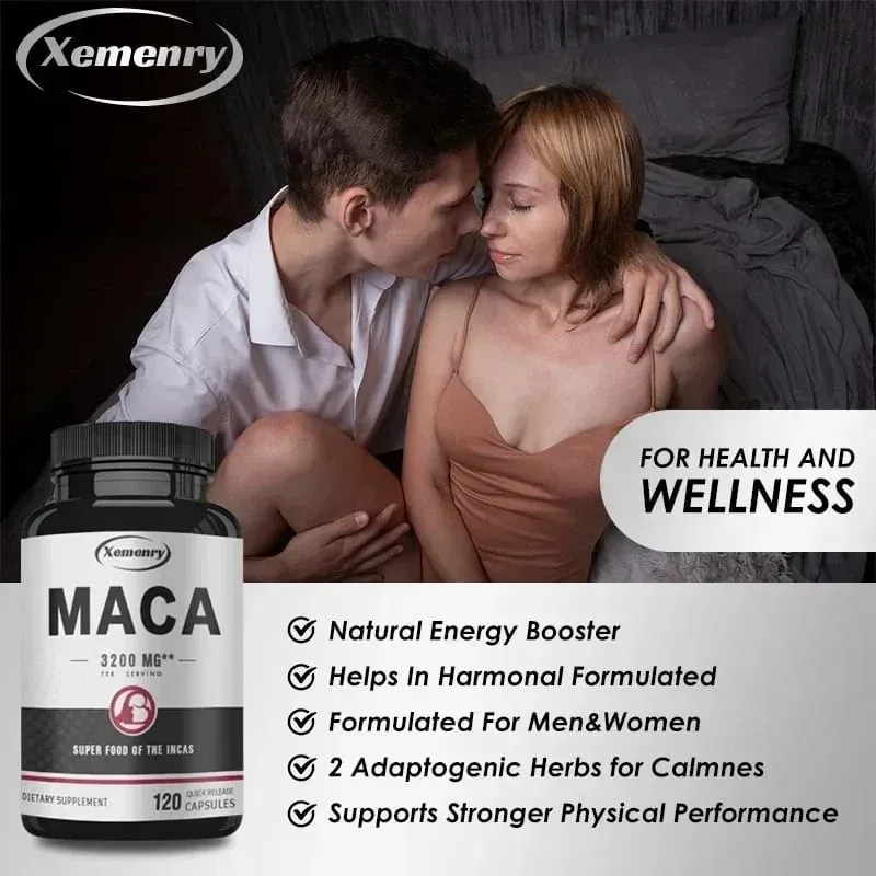 Organic Maca Supplement for Men Increase Stamina Immunity Supplement Big 18 — image 3
