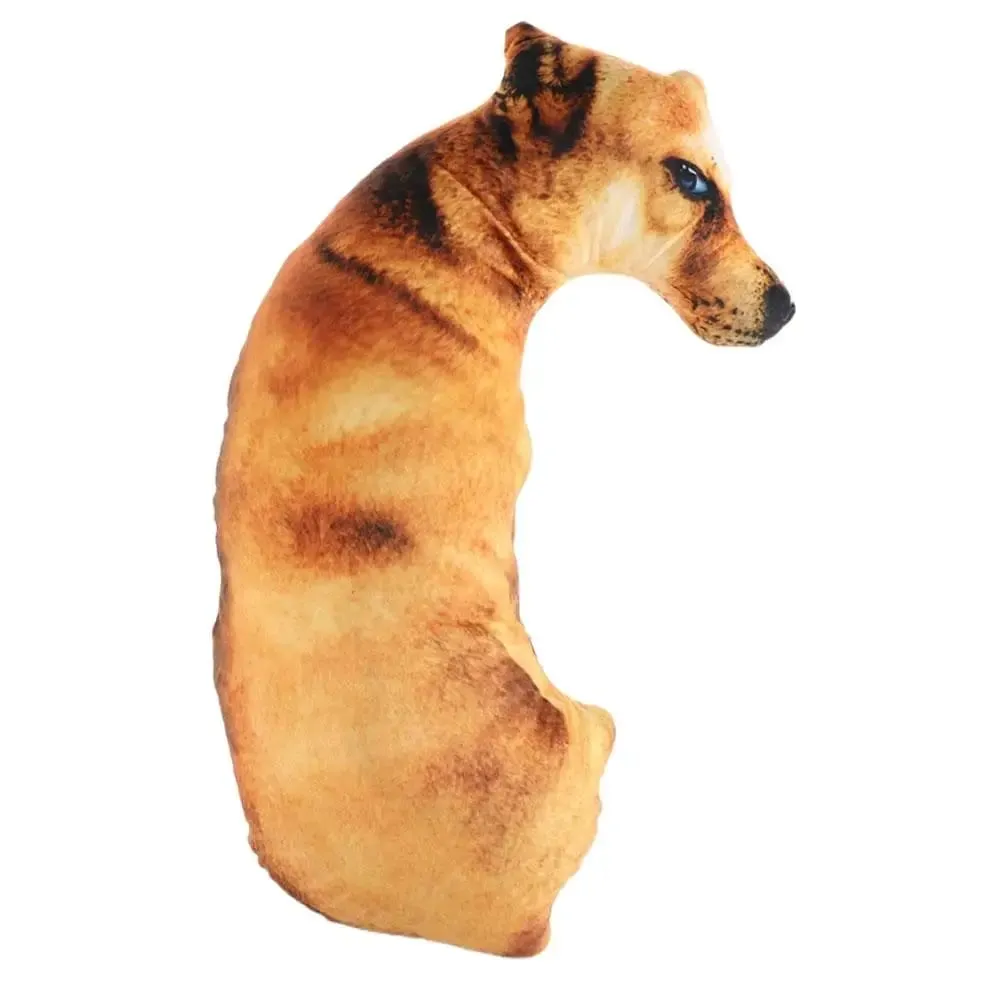 Hound 3D Lifelike Animal Throw Pillow Soft Plush Dog Pillow Creative Cushion Office — image 8