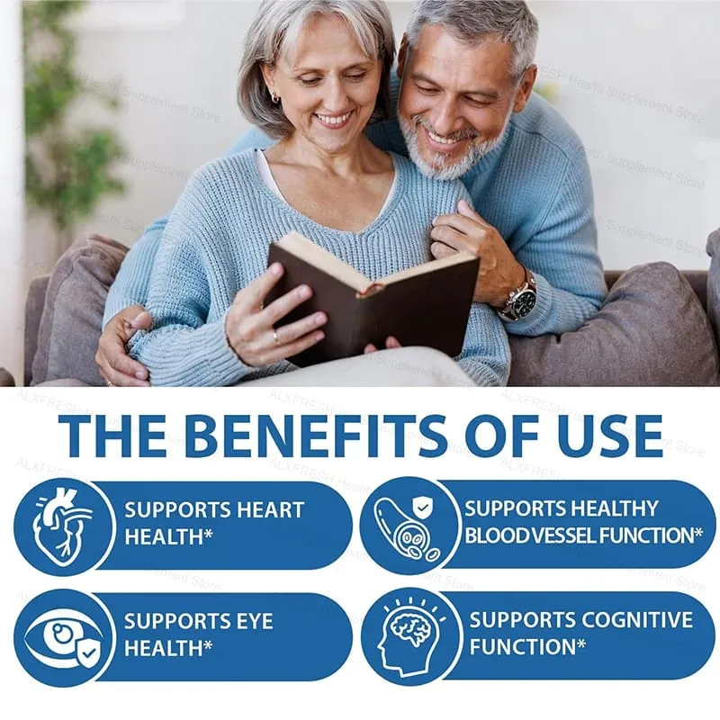 Original Omega 3 Fish Oil Capsules - High EPA & DHA Non-GMO - for Antioxidant Eyes Brain Cardiovascular Health — image 4