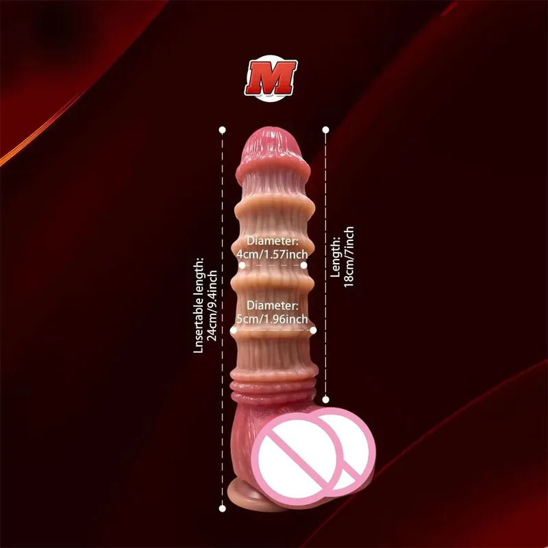 Knot Dildo Silicone Penis G-spot Stimulation Monster Dildo Anal Plug for Women Dragon Dildos Prostate Massager Female Sex Toys