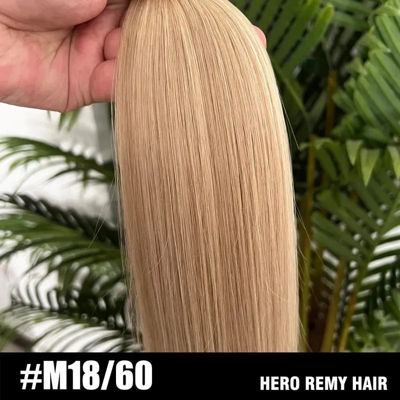 Straight Clip In PU Human Hair Extensions 10 Pcs/Set Full Head Clip Ins Hair 100/170 Grams Clip on PU Hair Extension for Women