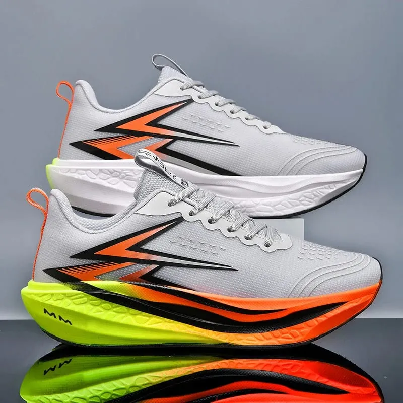 Men Running Shoes Carbon Board Marathon Speciality Walking Sneakers For Men Sports Casual Lightweight Women's Athletic Sneakers — image 7