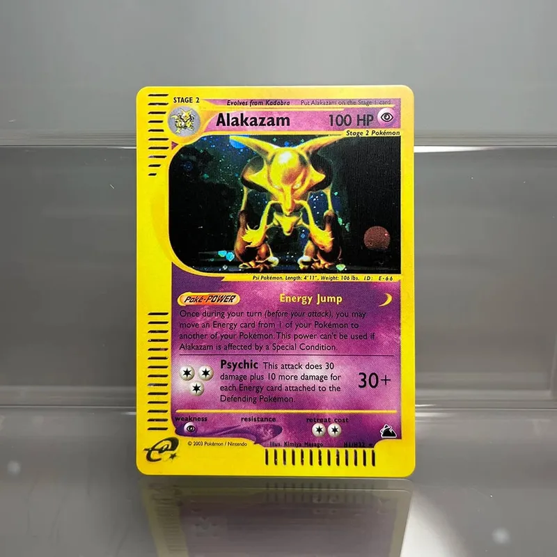 PKM Cards Steelix Alakazam Scizor Single Foil Cards Raichu Slowking Game Collection Cards PTCG Proxy Cards Aquapolis Series — image 8