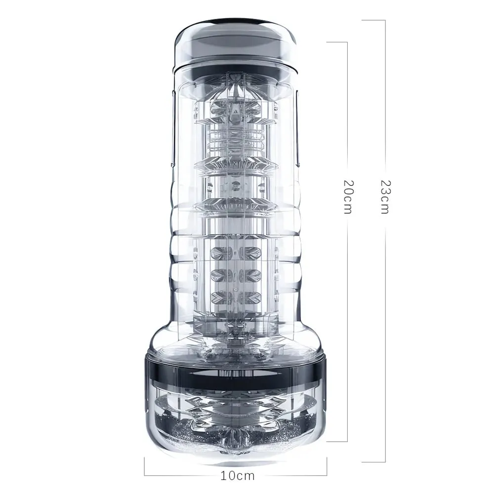 Transparent Cup Artifical Vaginal Real Pussy For Men Penis Exerciser Medical Penis Pump Cock Enlarger Sex Toys Male Masturbator