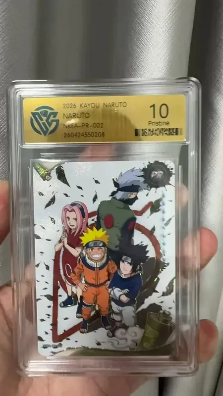 Cartão Naruto versão em inglês PR-001PR-002 PRISTINE-10.0 Cartão de classificação KAYOU autêntico