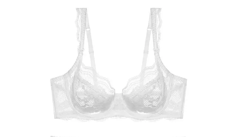 Fashion Ladies Ultra Thin Lace Lingerie Set Victorian Style Soft Underwire Push Up Gather Lift Unpadded Breathable Wear