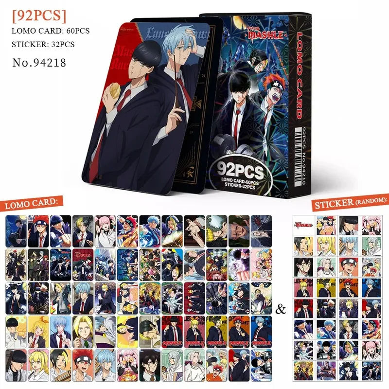 Anime Attack on Titan‌ Lomo Card Pohlednice Hračka Haikyuu Lékárnické deníky Honkai Star Rail Collection Karty s nálepkami Dárek
