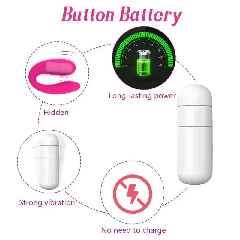 Stimulateur clitoridien en forme de U, vibrateur Vaginal Portable pour femme, masseur de point G, petit vibrateur à balle puissant, jouets sexuels portables