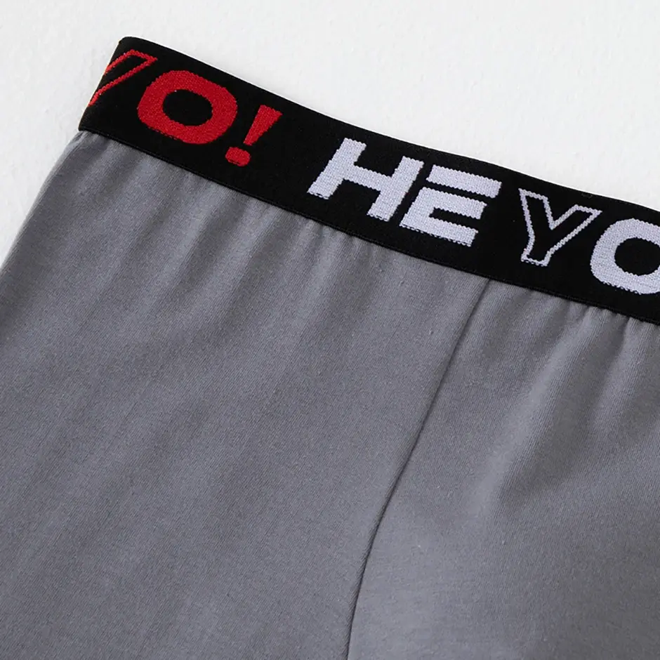 4 Piece Set Of Men's Cotton Comfortable Soft And Versatile Underwear Plus Size Casual Boxer Shorts Sports Cycling Base Shorts