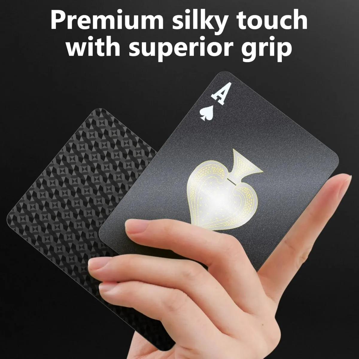 Waterproof Plastic Playing Cards - Creative Color Poker Deck Professional Magic Card Game for Party Board Game Collection