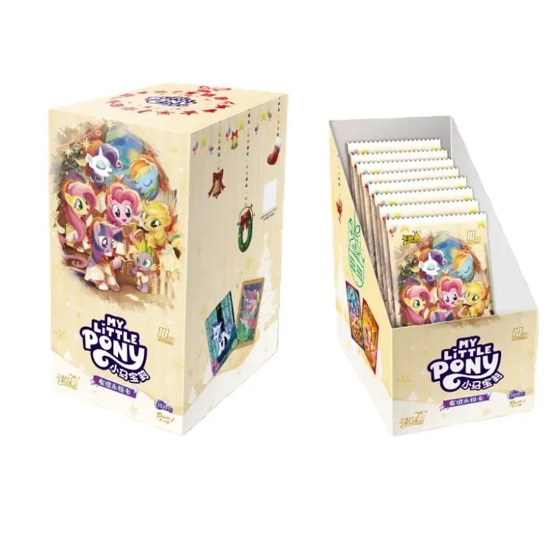 Autentico My Little Pony Amicizia per sempre Luna 12 11 10 Serie Carte da collezione Fluttershy Anime Merchandise Regali