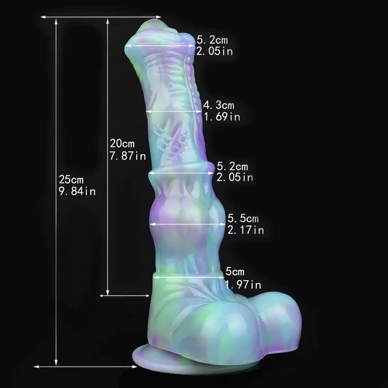 Long Horse Dildo Silicone Female Masturbator Knot Animal Anal Plug Butt Prostate Massager Stimulator Sex Toys For Couple