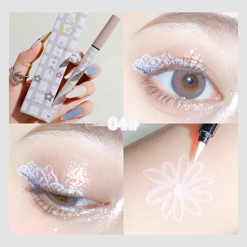 Crayon Eyeliner liquide coloré mat, imperméable, ne fleurit pas, stylo Eye-Liner liquide longue durée, maquillage pour les yeux, cosmétiques