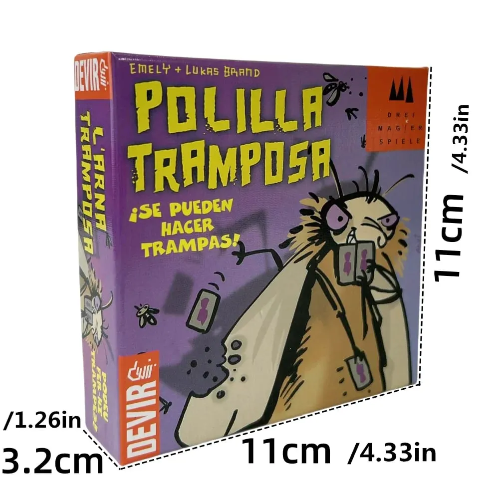 2026 Mogel Motte Polilla Cards Board Game Devir-game moth cheate /Royal Xiaoqiang Cheating Moth Cards — image 6