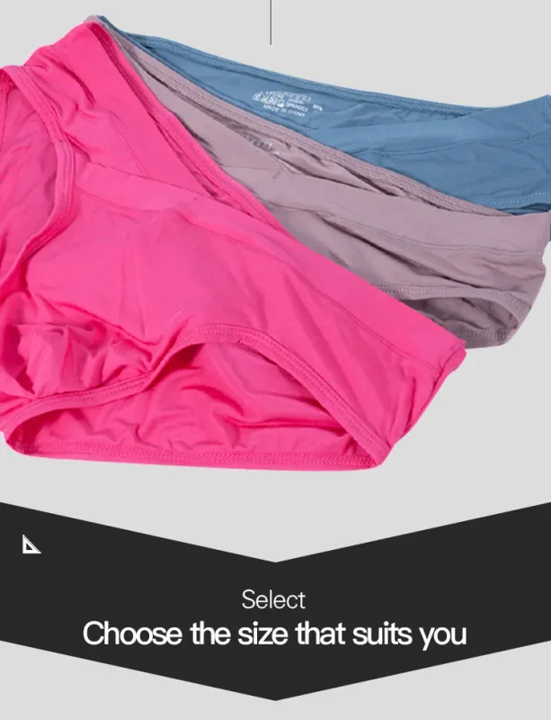 3PCS Cross Front Waist Design Mens Briefs Ultra Soft Breathable Stretch Slim Fit Daily Fashion Underpants AD330