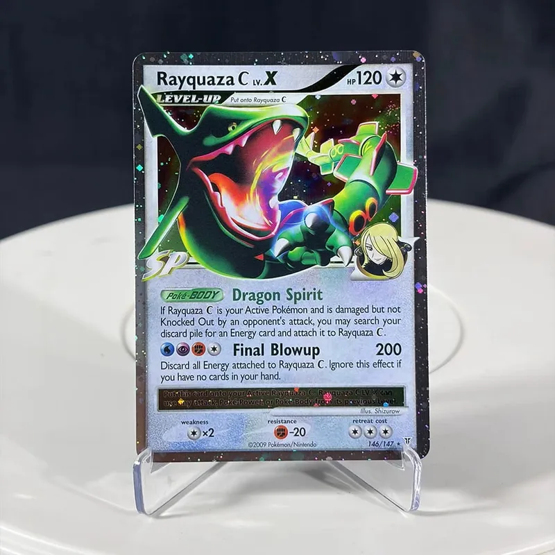 Proxy Cards EX Series Rayquaza Gold star Charizard Gengar Pikachu Hobbies Hobby Collectibles Game Collection Anime Cards