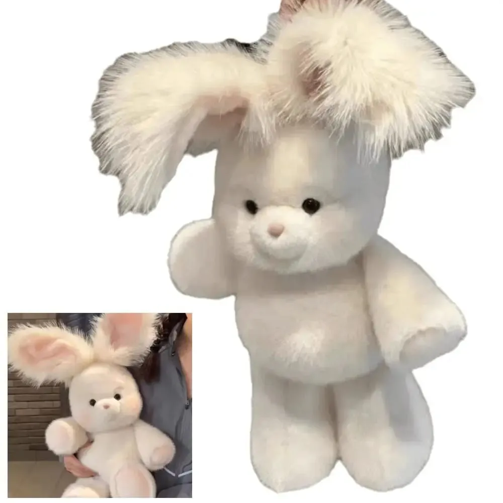 Soft Rabbit Stuffed Animal Plush Pillow Emotional Support 17.7inch Stuffed Animals Plush with Long Ear Cute Plush Pillow — image 1