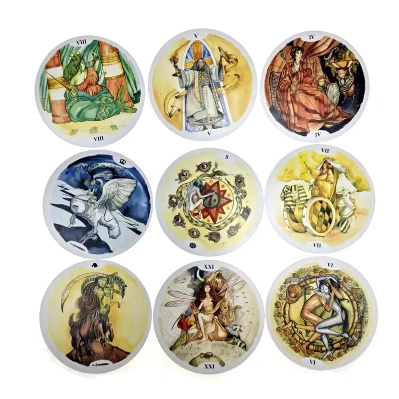 New Style Circle Of Life Tarot Cards PDF Guidance Deck Divination Entertainment Party Board Game Supports Wholesals 78PCS