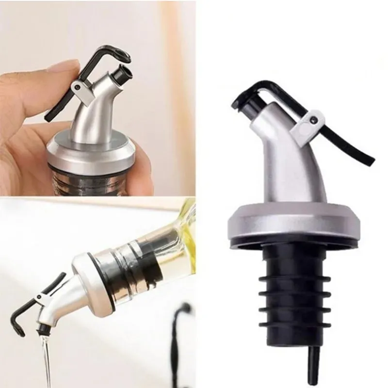 Leak-proof Capwine Cap Olive Oil Dispenser Bottle Designed for Pour Spout Vinegar Sauce Wine or Salad Dressing Bottle Dispenser