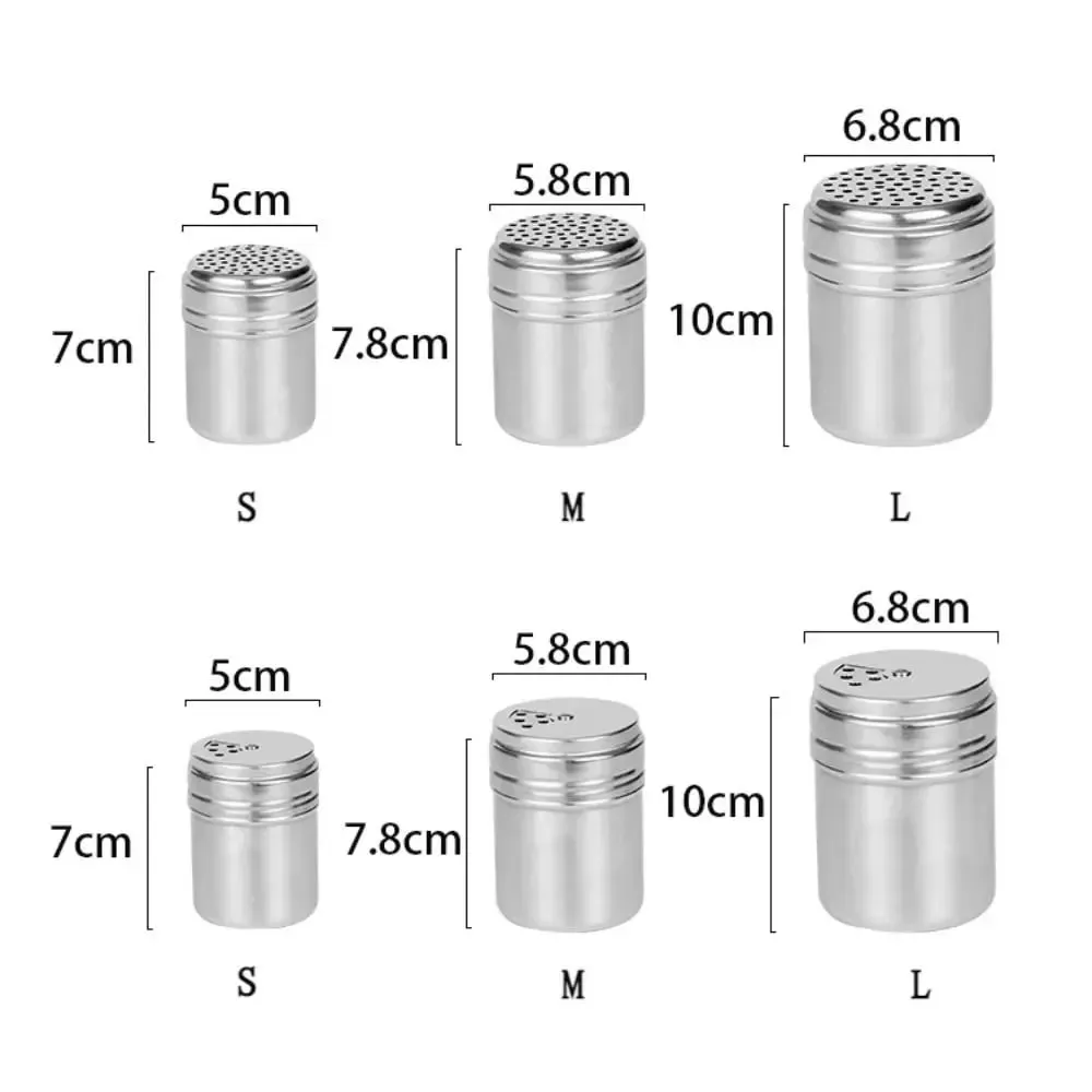Multi-purpose Stainless Steel Seasoning Jar Salt Sugar Bottle Rotating Cover Spice Pepper Shaker Spice Jar Kitchen Gadgets — image 7