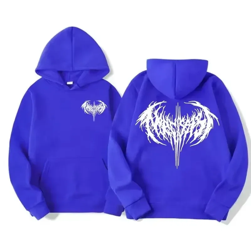 Rapper Graphic Hoodies Men Retro Hip Hop Hoodie Fashion Oversized Sweatshirt Streetwear