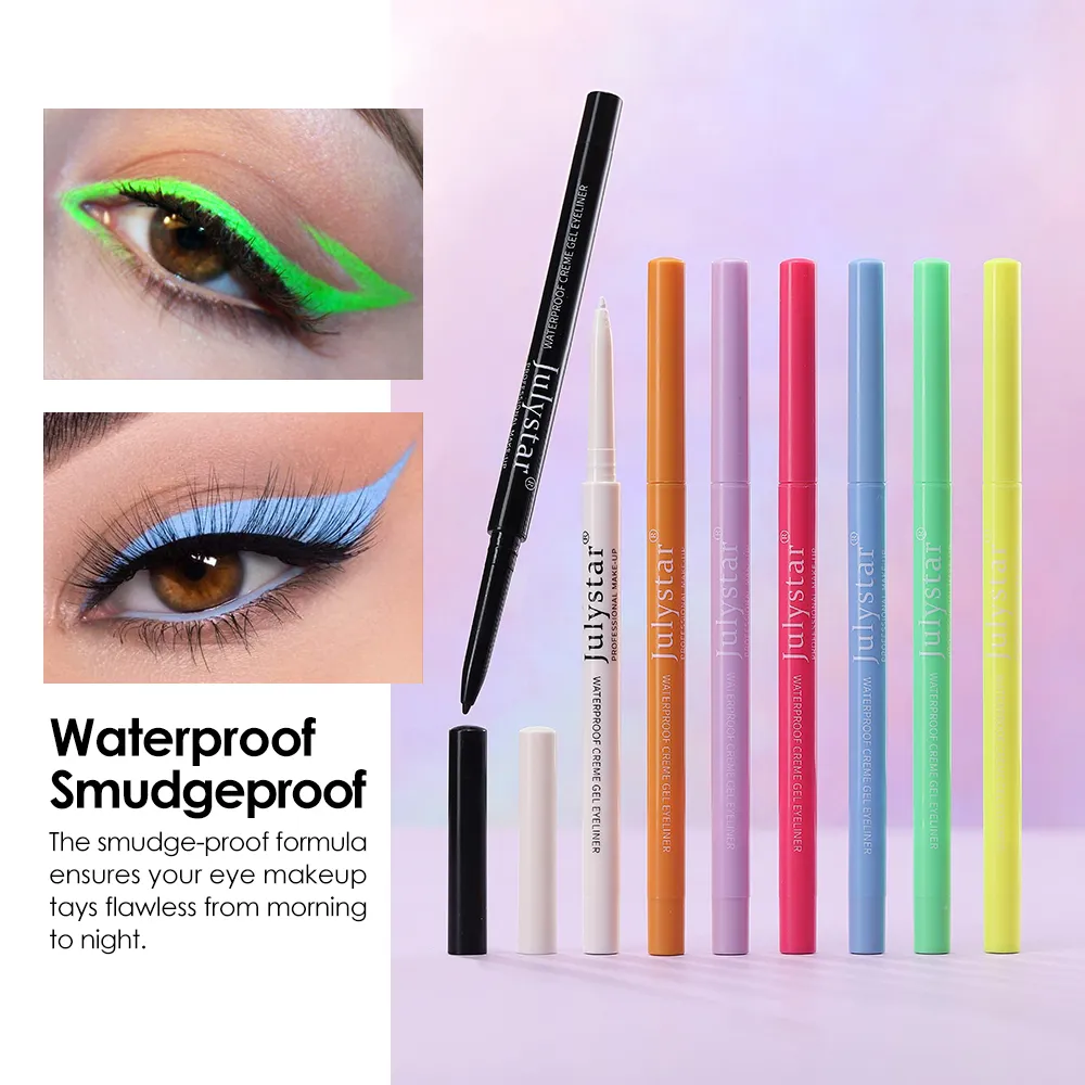 1PC White Matte Eyeliner Gel Pen Long Lasting Waterproof Eye Liner Pencil Quick-drying Non-smudge Eye Makeup for Women Cosmetics — image 6