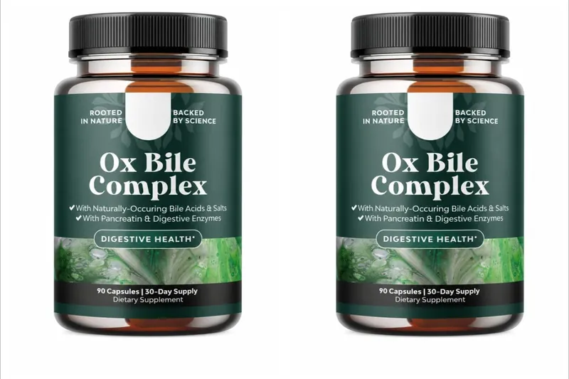Digestive Enzyme Ox Bile Supplements with Pancreatin & Bromelain 90 Capsules 30 Servings for Women & Men