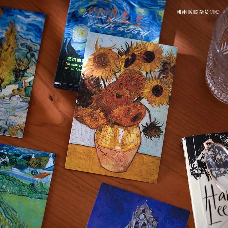 Chaoyu 30 Van Gogh Oil Painting Postcards High-End Vintage Artistic Wall Decoration Cards Ins Birthday Gift — image 2