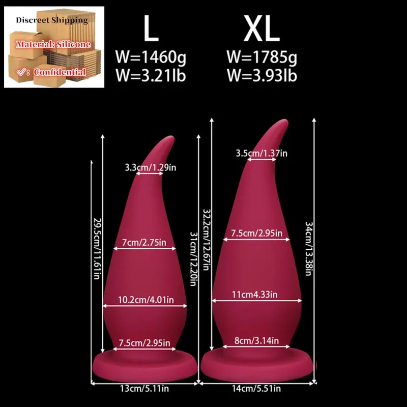 Silicone Large Anal Plug Big Butt Plug Dildo Anal Dilator Ass plug Masturbator Adult Sex Toys 18 For Men Women Gay Sex Shop 성인용품