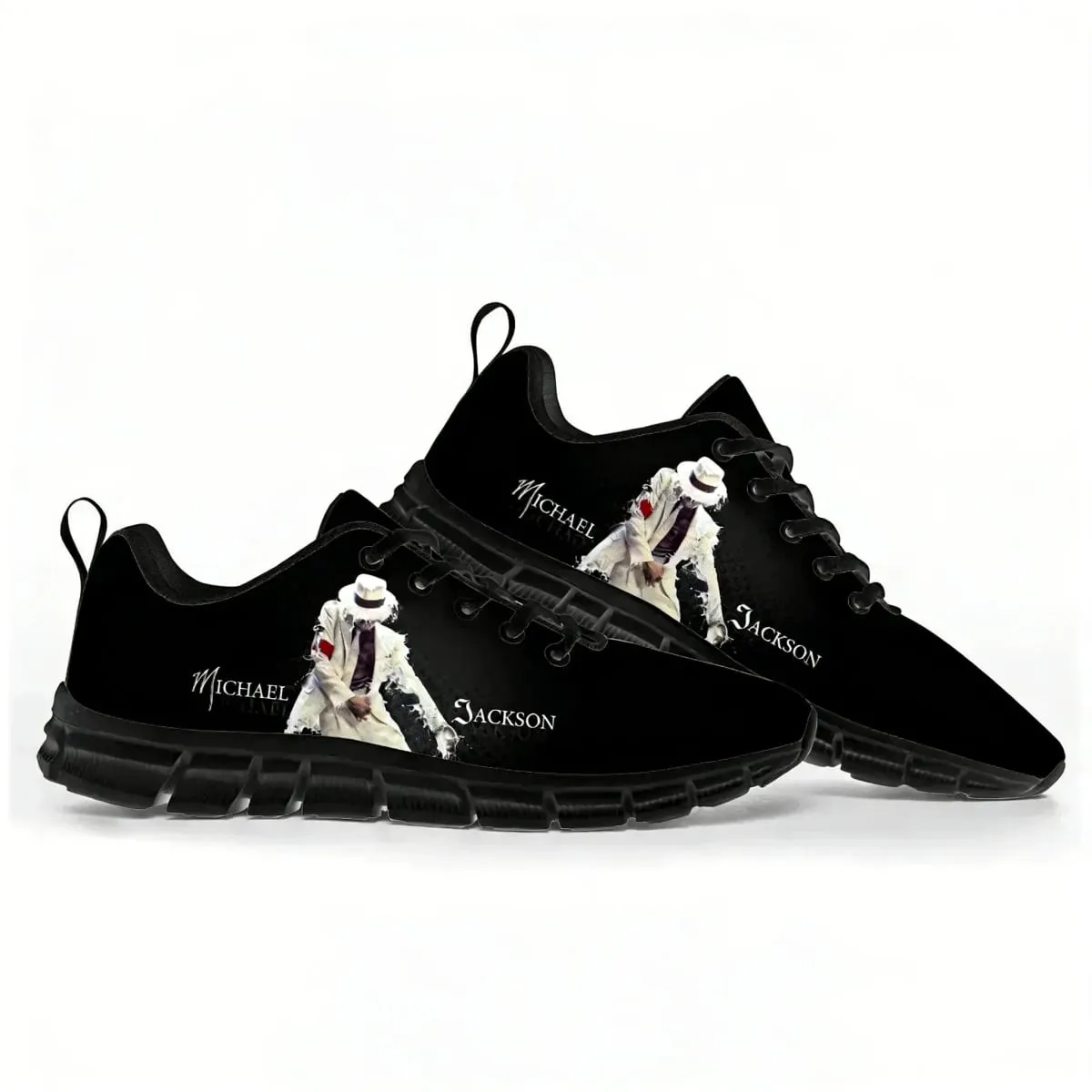 Michael Jackson Pop Singer Dancer Sports Shoes Mens Womens Teenager Kids Custom Sneakers Custom High Quality Couple Shoes