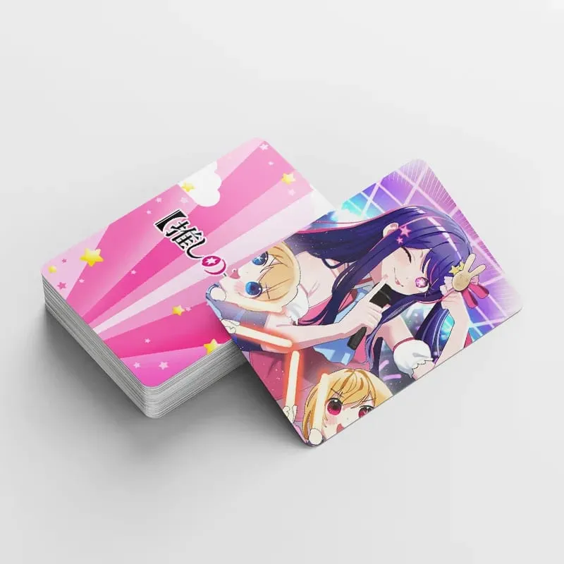 Oshi No Ko 92Pcs（60Lomocard+32Sticker） Exquisite Small Cards High-Definition Photo Cards Collectible Cards Fan Merchandise Small Gifts Halloween Christmas Gifts