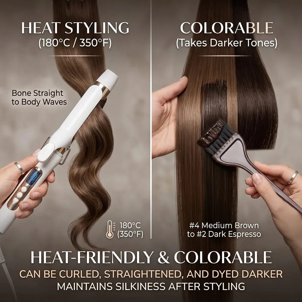Colored 4A Medium Brown Tape In Hair Extensions 100% Human Hair Seamless Invisible 21Pcs/Pack 50g Remy Straight Brazilian 22 24 Inch Pure Human Hair For Women
